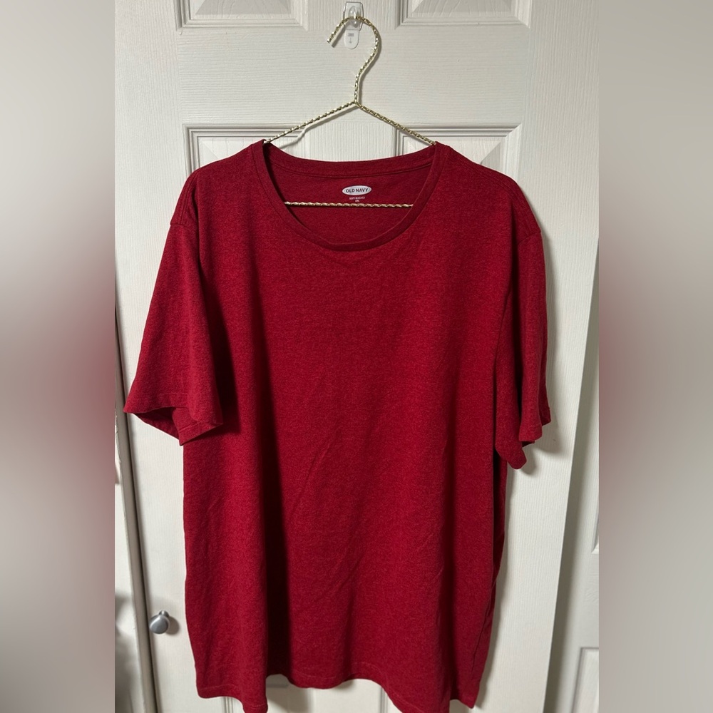 Old Navy Women's Red Short Sleeve Tee